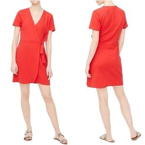 NWT‎ J. Crew Women's Textured Knit Wrap Mini Dress Size XXS Casual Vacation